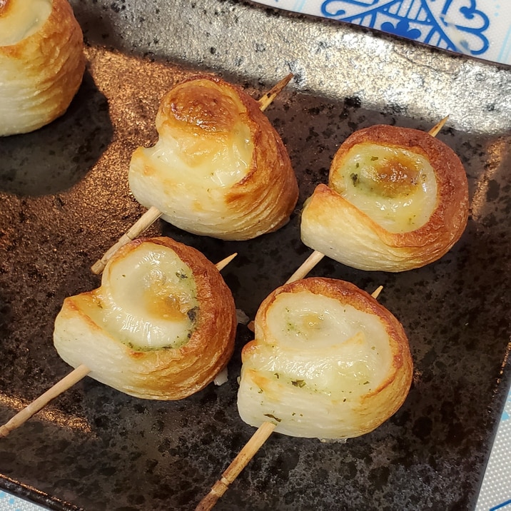 トースターで ちくわの しそチーズ巻き レシピ 作り方 By ゆっか 楽天レシピ